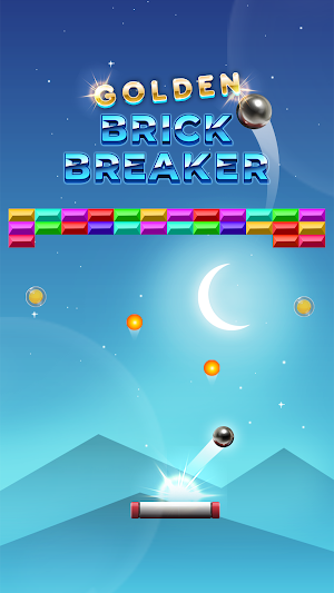 Golden Brick Breaker: Breakout Screenshot 1