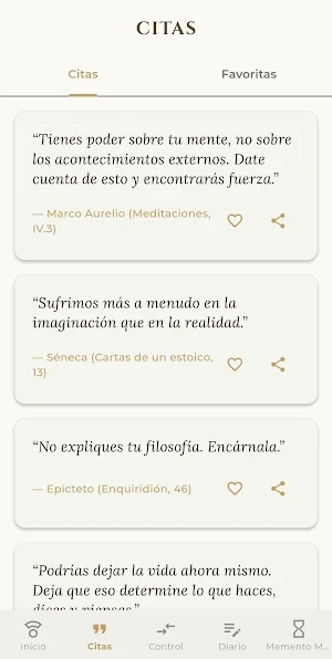 Stoa - Senda Estoica Screenshot 2