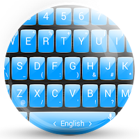 Keyboard Theme Gloss Azure