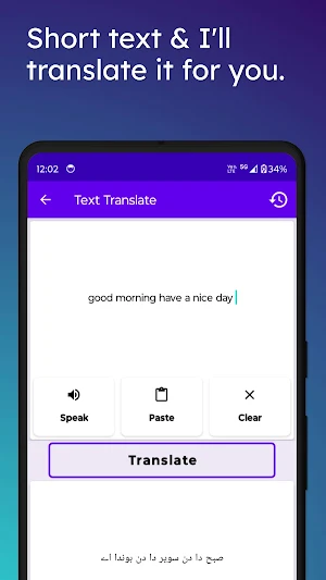 English Punjabi Shahmukhi Tran Screenshot 2