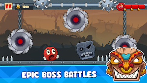 Ball's Journey 6 - Red Bounce Ball Heroes Screenshot 3