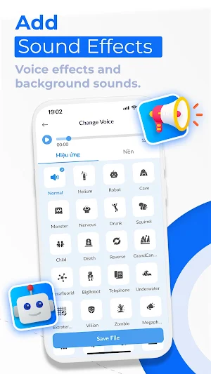 Voco: Audio Recorder & Effects Screenshot 2