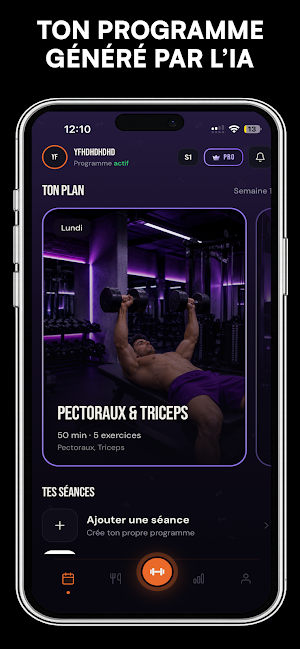 IRONIQ - Coach Musculation IA Screenshot 1