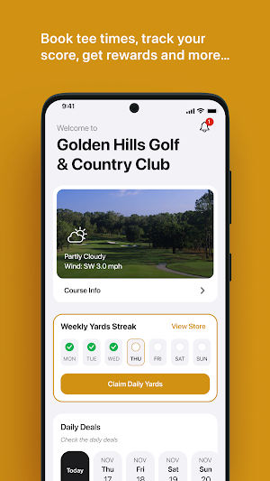 Golden Hills Golf Country Club Screenshot 0