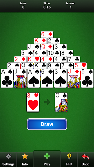 Pyramid Solitaire Screenshot 0