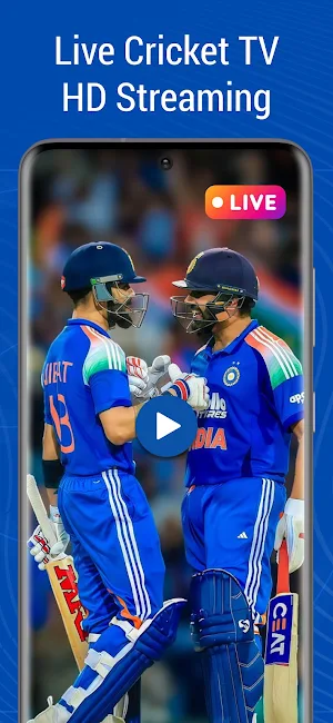 Live Cricket TV HD Streaming Screenshot 0