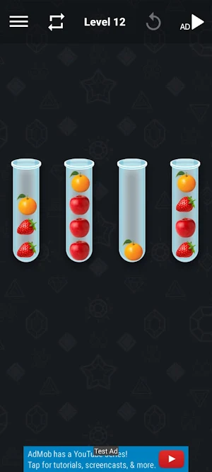 Fruit Sort _Ball Sort Puzzle 2022 Screenshot 3