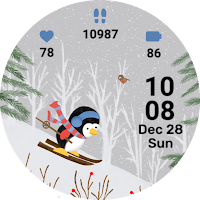 Penguin Animated Watch Face