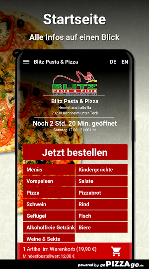 Blitz Pasta - Pizza Kirchheim Screenshot 1