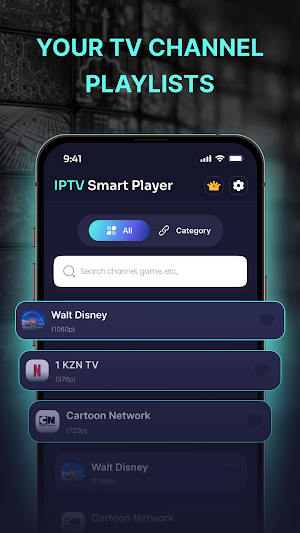 Watch Live TV: IPTV Player Screenshot 3