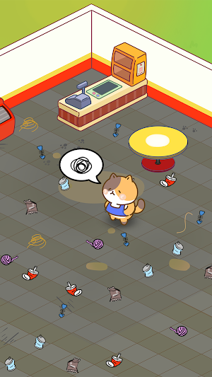 Cat Cleaner : Cafe Cleanup Screenshot 0