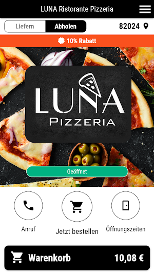 LUNA Ristorante Pizzeria Screenshot 0