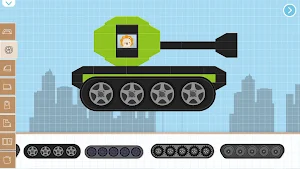 Brick Car 2 Game for Kids: Build Truck, Tank & Bus Screenshot 2