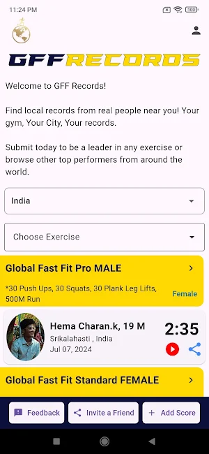 Global Fast Fit Screenshot 1