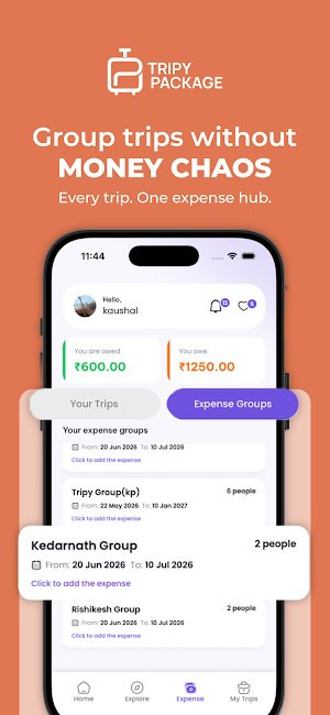 TripyPackage Screenshot 2