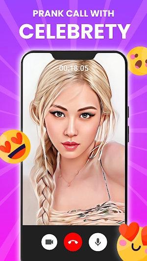 Prank Call - Idol Video Call Screenshot 0