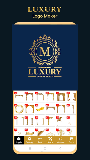 Luxury Logo Maker, Logo Design Screenshot 1
