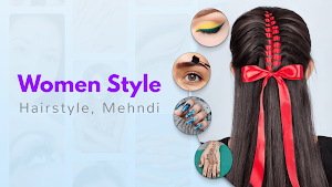 Women Style: Hairstyle, Mehndi Screenshot 0