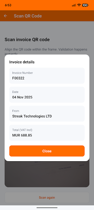 ebsmauritius.com E-Invoice Screenshot 3