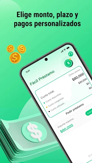Fácil Préstamo-Móvil Crédito Screenshot 0