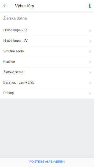 Skialp Túry - Žiarska dolina Screenshot 2