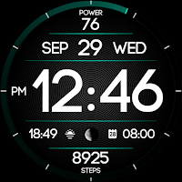 Modul Class digital watch face