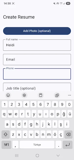 AI Resume Builder Pro Screenshot 1