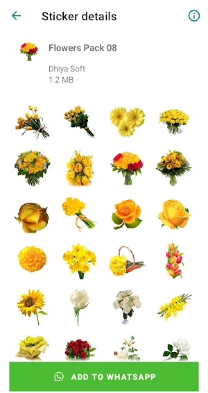 Flowers Stickers for WA Screenshot 2