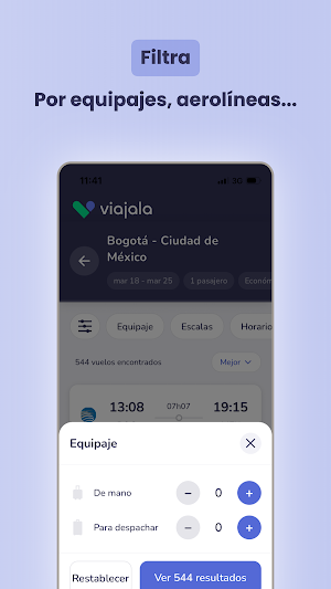 Viajala - Buscador de vuelos Screenshot 2