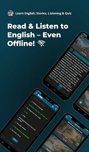 English Stories: Quiz & Audio Screenshot 0