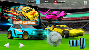 Rocket Car Soccer Clash Game Screenshot 0
