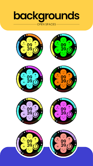 Neo Petals Watch Face Screenshot 3