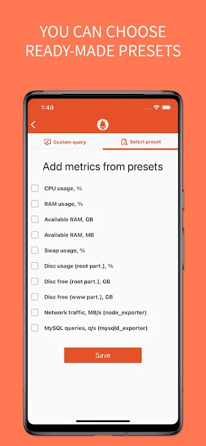 Prometheus Metrics Reader Screenshot 3