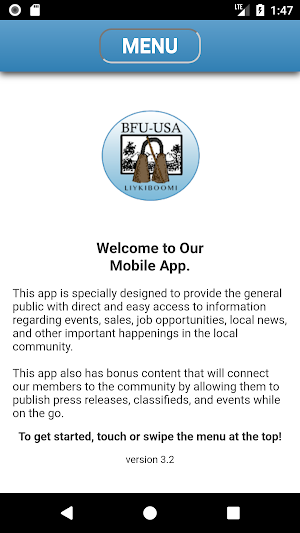 BFU-USA Mobile App Screenshot 0