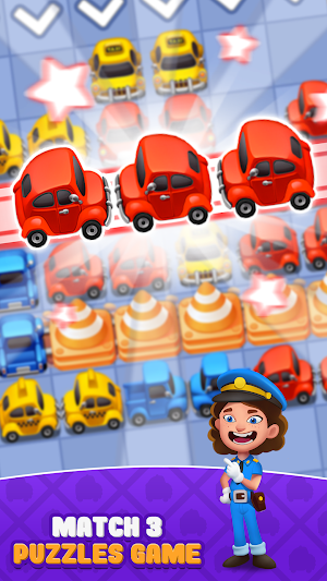 Traffic Jam Car Puzzle Match 3 Screenshot 1