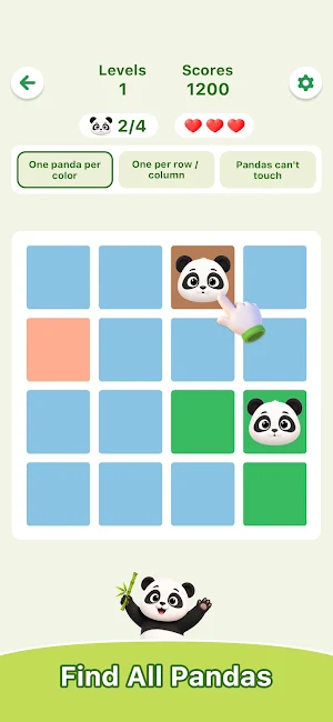 Pandadoku-Animals Puzzle Game Screenshot 0