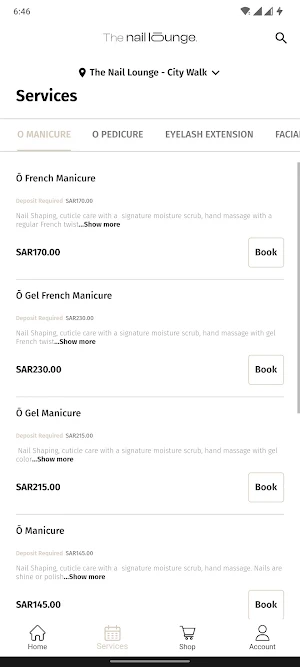 The Nail Lounge SA Screenshot 1