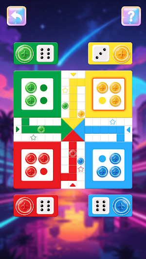 Neon Ludo Run Screenshot 2