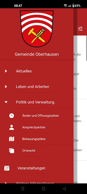 Oberhausen (Oberbayern) APP Screenshot 0