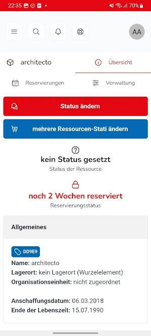DLRG Durlach - Intranet Screenshot 1