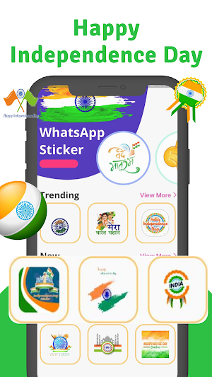 Independence Day Stickers Screenshot 0