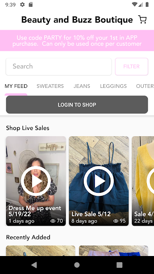 Beauty and Buzz Boutique Screenshot 1