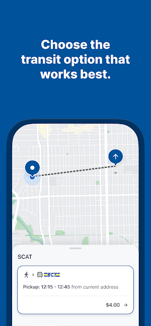 SCAT Paratransit Screenshot 1