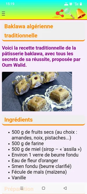 Gâteaux Algériens Faciles Screenshot 3