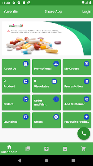 Yuventis Pharmaceuticals Screenshot 0