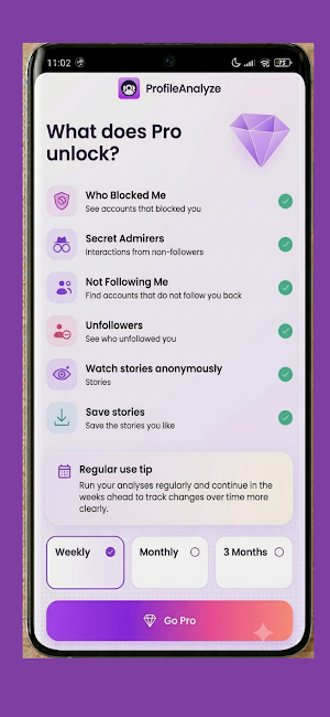 ProfileAnalyze - Unfollowers Screenshot 3