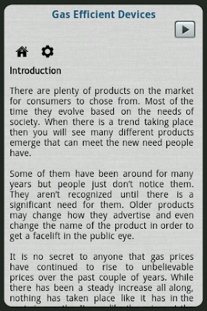 Gas Efficient Devices Screenshot 2