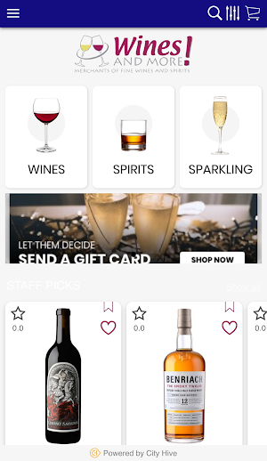Wines and More Screenshot 1