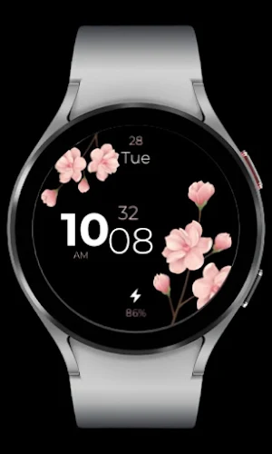 Flower Digital - Watch Face Screenshot 3