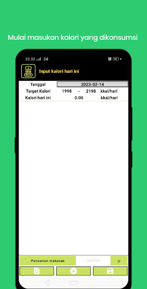 Penambah Berat Badan Kalori Screenshot 1